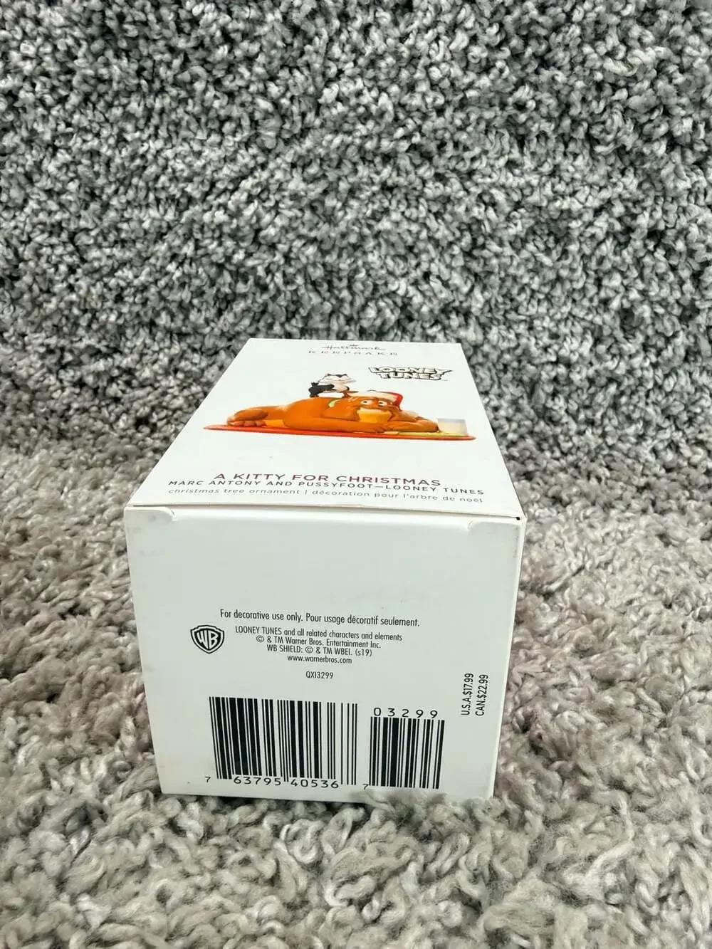 2019 Hallmark Keepsake Looney Tunes A Kitty For Christmas Marc Antony